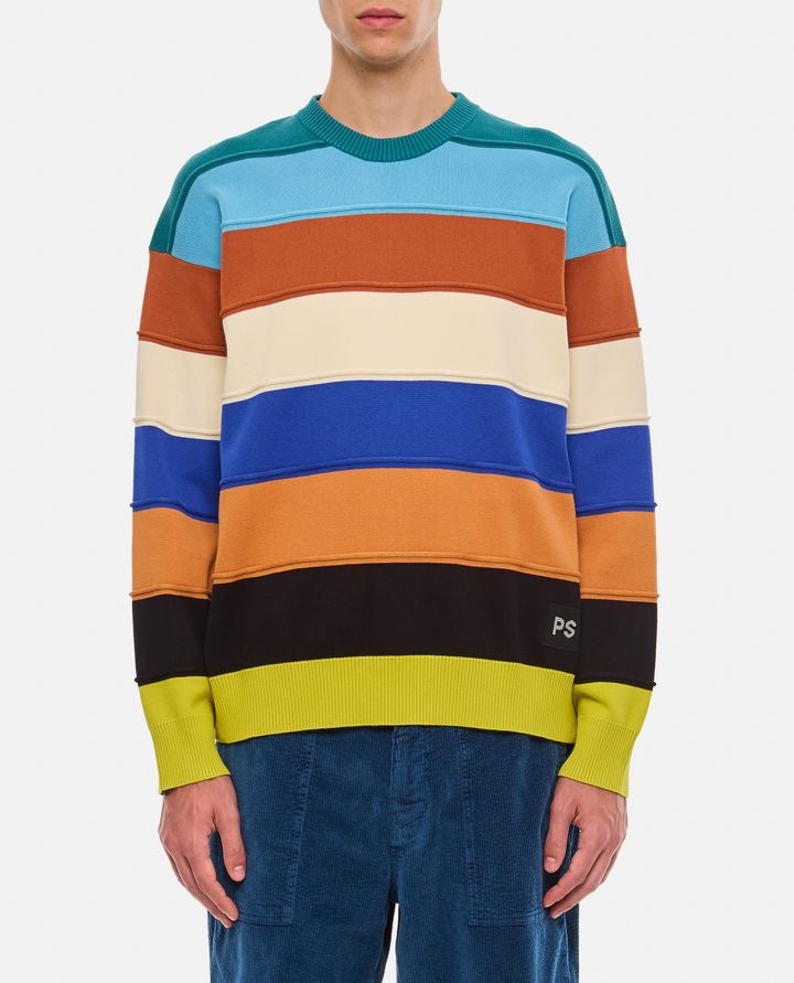 PS Paul Smith MAGLIONE IN COTONE A RIGHE
