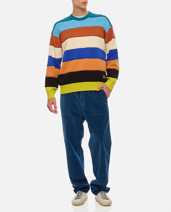 PS Paul Smith MAGLIONE IN COTONE A RIGHE Qualità Garantita