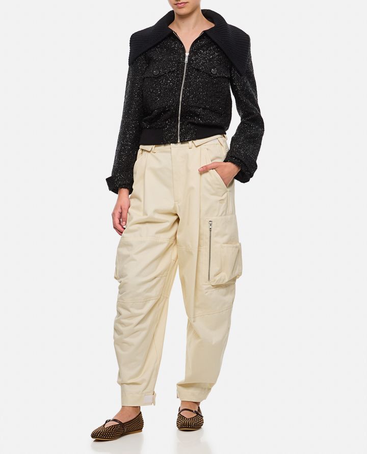 Self-Portrait TINSEL BOMBER IN BOUCLE Offerta migliore
