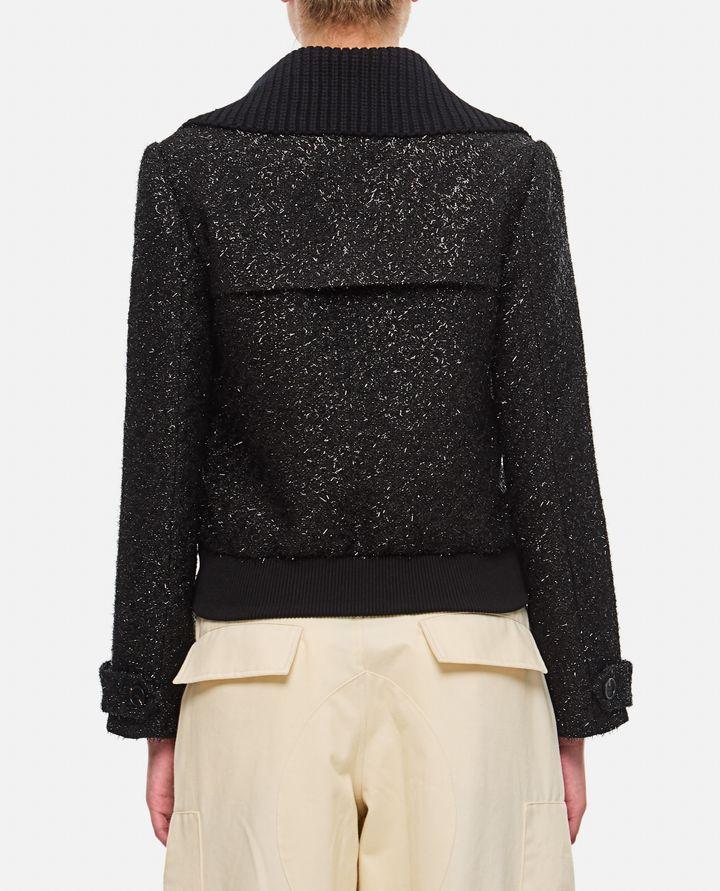 Self-Portrait TINSEL BOMBER IN BOUCLE Offerta migliore
