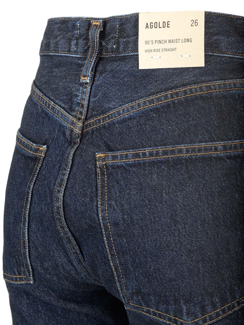 Al Duca D'Aosta Agolde Jeans "90's Pinch Waist" blu Lightning offer